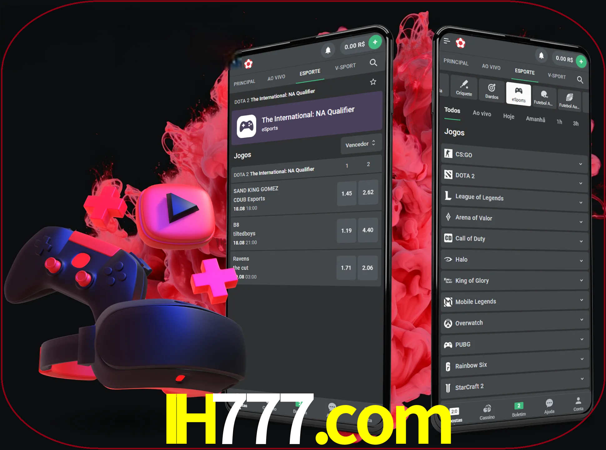 Para ter a aplicação móvel ih777 no seu smartphone, basta descarregar o ficheiro apk e seguir as instruções.