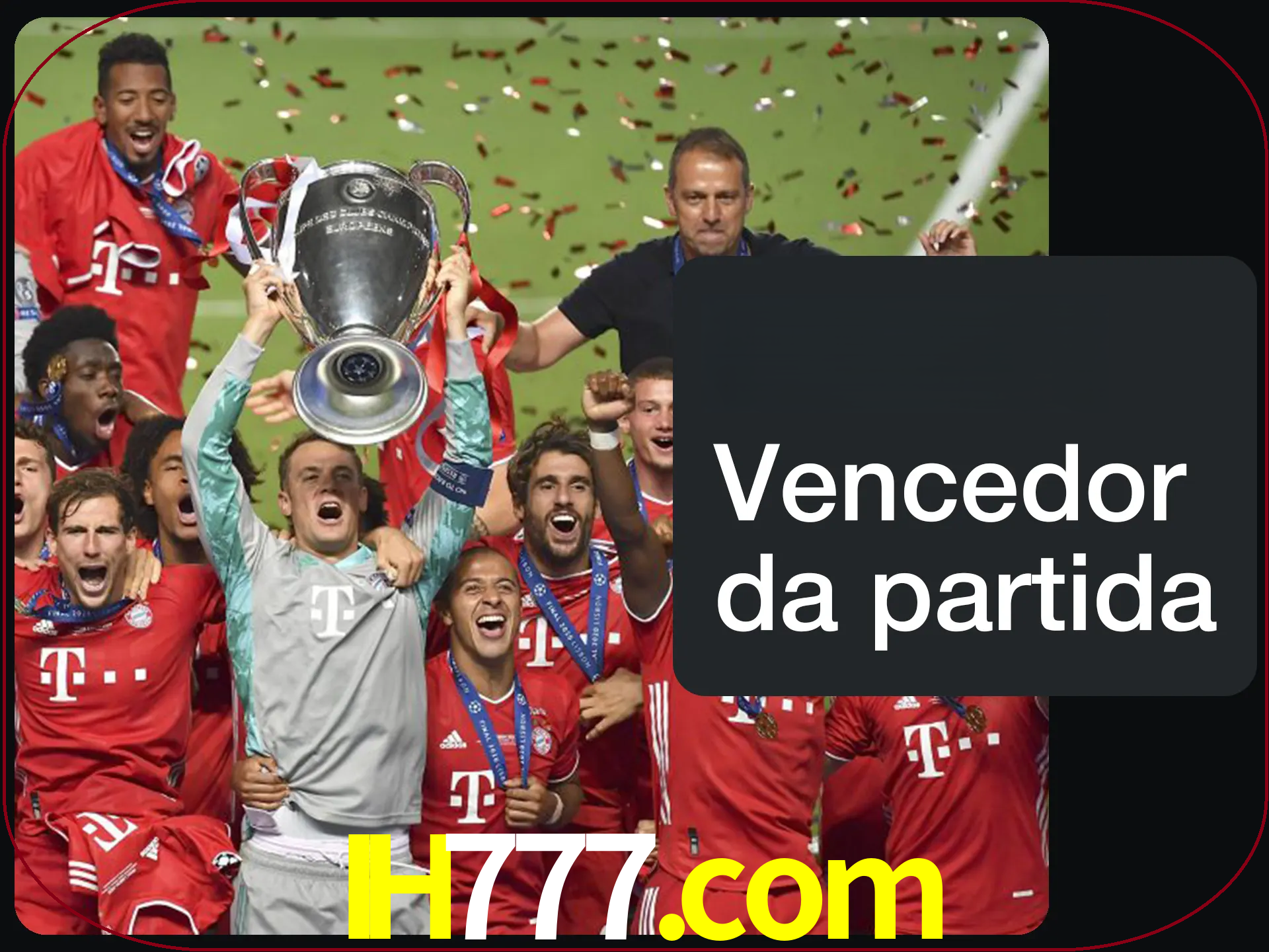 Aposte no vencedor e ganhe uma grande quantia de dinheiro.